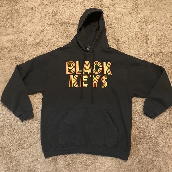 Tultex Vintage The Black Keys Band Hoodie Sweatshirt Size Large Youth - Picture 1 of 8
